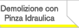 Demolizione con pinza idraulica